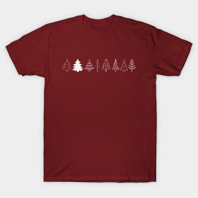 Christmas Trees T-Shirt by Likeable Design